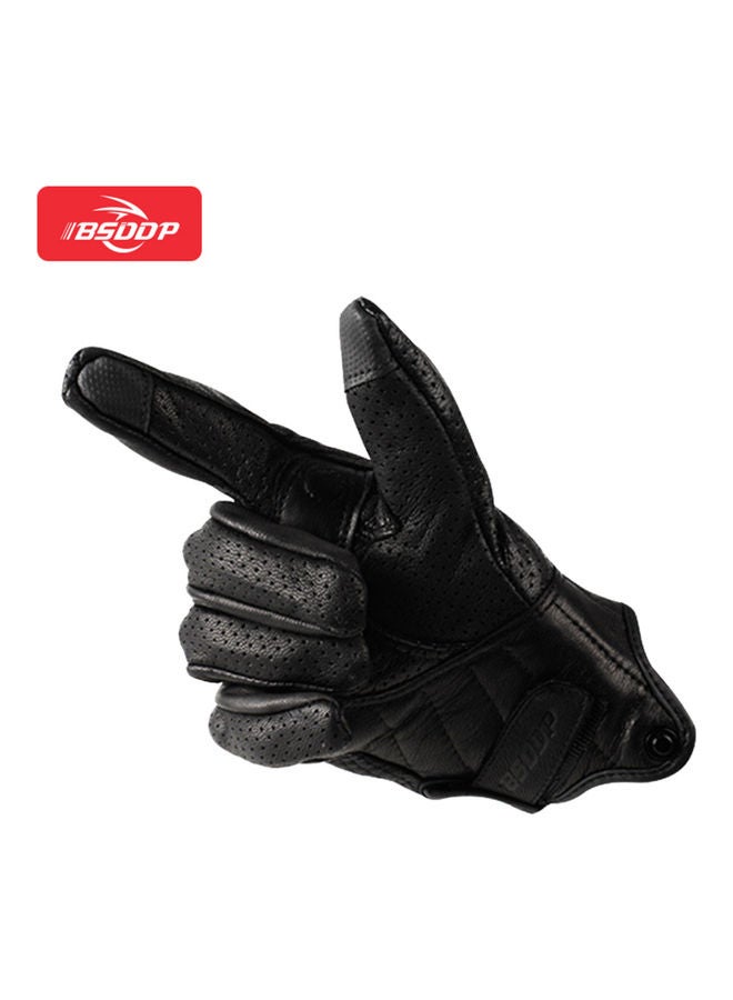BSDDP - Protective Leather Full Finger Gloves - Image 1