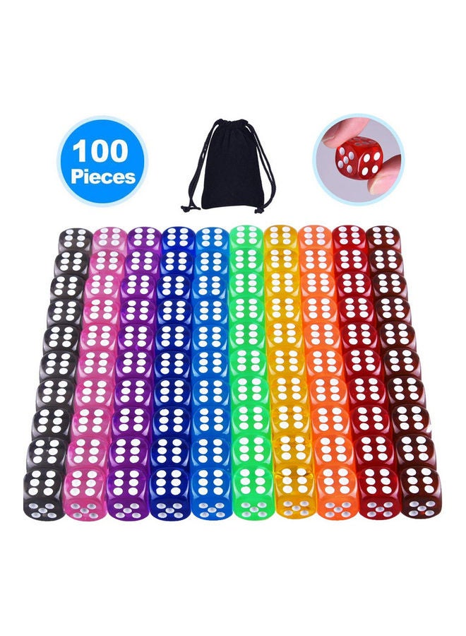 100-Pieces  Dice With  Storage Bag Set - v1628149980/N49777694A_1