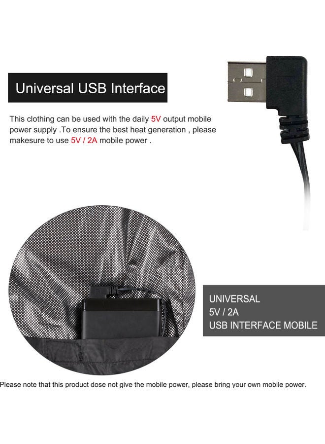 فيست تدفئة كهربائي للشتاء مزود بمنفذ USB - Image 2