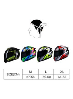 Protective Motorcycle Full Face Rapid Street Helmet - v1628150097/N49778681A_4