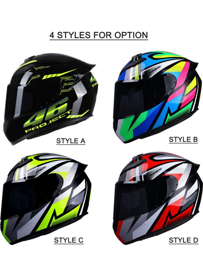 Generic - Protective Motorcycle Full Face Rapid Street Helmet - Image 1
