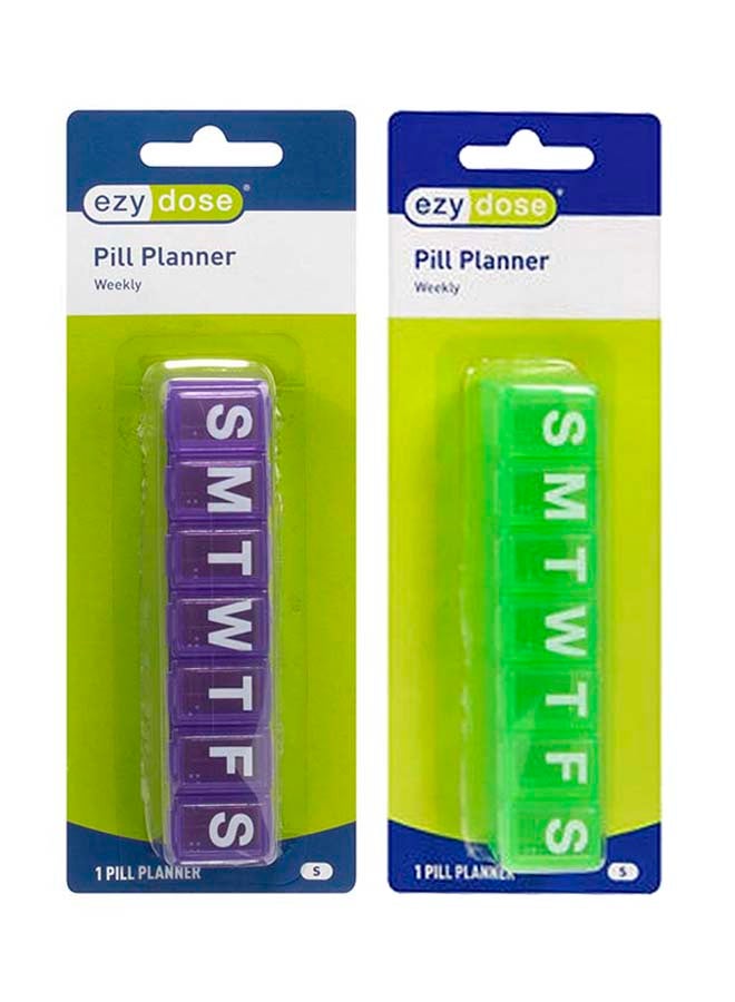 Ezydose Weekly Classic Pill Planner - Assorted  - Image 1
