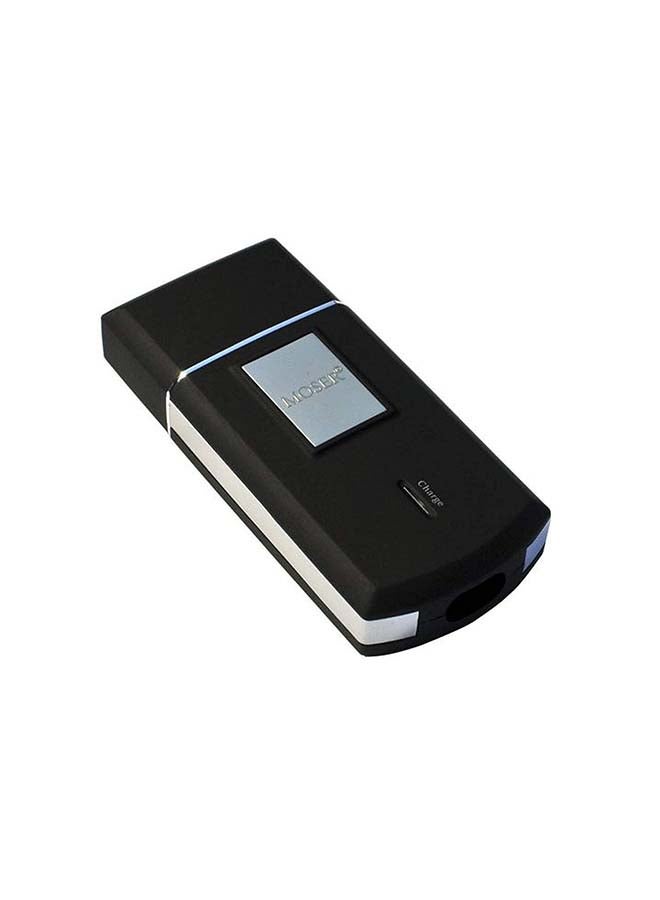 MOSER - Travel Rechargeable Shaver Black/Silver - Image 1
