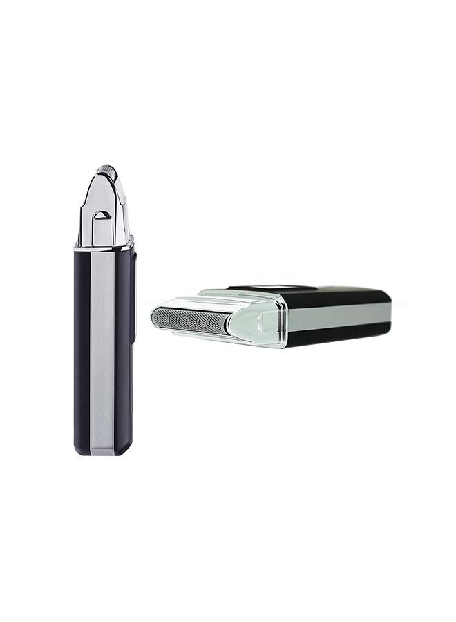 MOSER - Travel Rechargeable Shaver Black/Silver - Image 1