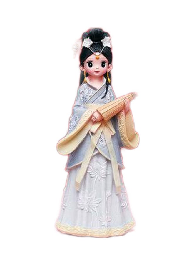 NIBEMINENT Beautiful  Girl Statue Multicolour 