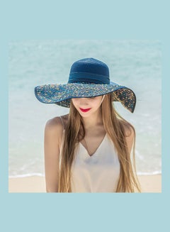 HALAMODO Foldable Floppy Hat Blue  - Image 1