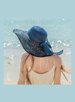 HALAMODO Foldable Floppy Hat Blue  - Image 3