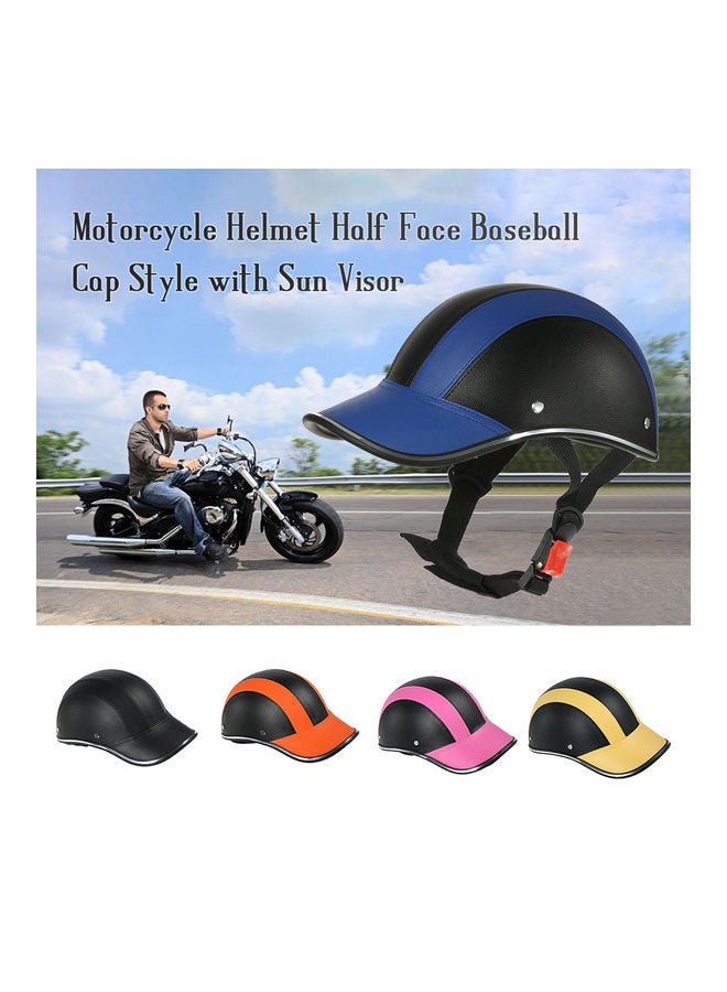 Generic Half Face Baseball Cap Style Motorcycle Helmet  - Image 2