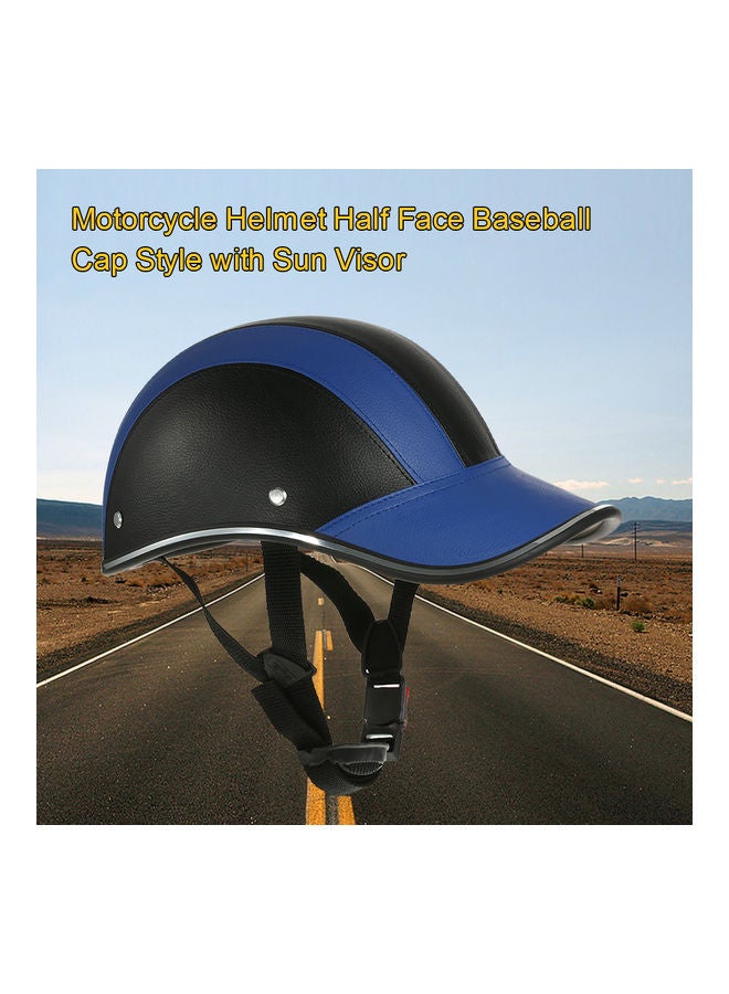Generic Half Face Baseball Cap Style Motorcycle Helmet  - Image 4