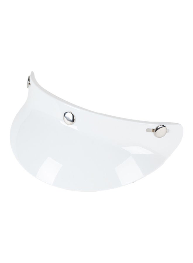 Generic 3-Snap Button Motorcycle Wind Shield Helmet Lens - Image 1
