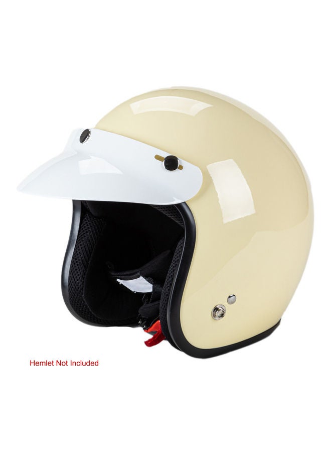 Generic 3-Snap Button Motorcycle Wind Shield Helmet Lens - Image 5