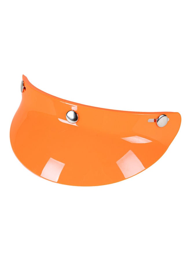 3-Snap Button Motorcycle Wind Shield Helmet Lens - Image 1