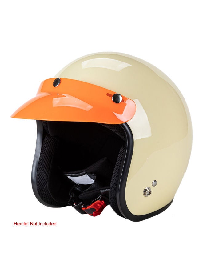 3-Snap Button Motorcycle Wind Shield Helmet Lens - Image 4
