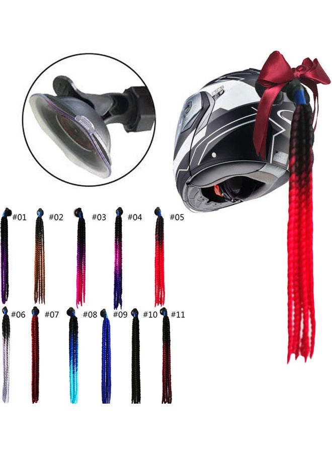 ضفائر كلاسيكية لخوذة الدراجة النارية - Image 2