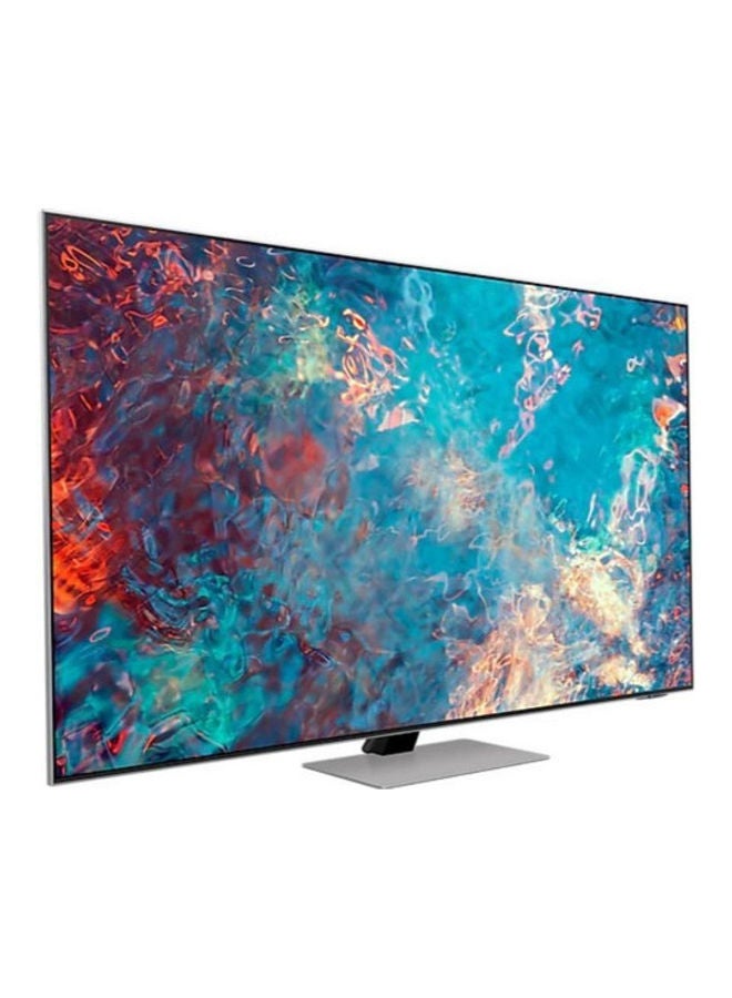 Samsung - 75 Inch TV Neo QLED 4K Processor Neo Slim PQI 4300 Anti Reflection HDR 10+ QHDR 24X 100% Color Volume Supreme UHD Dimming QA75QN85AAUXUM Eclipse Silver - Image 1