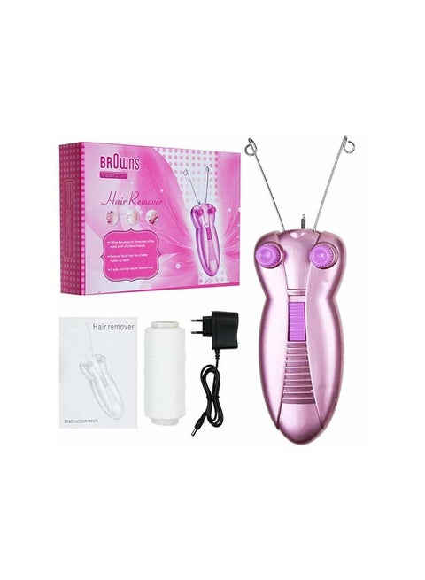 Electric Hair Removing Threading Device Pink 20cm