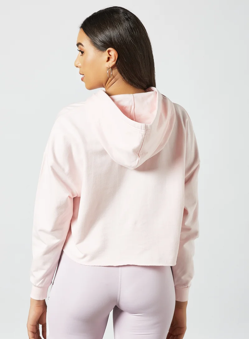 Russell Athletic Foil Print Hoodie Light Pink