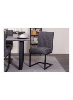 Angular Dining Chair Grey/Black