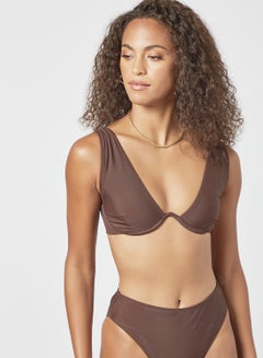 Richie Bikini Top Brown