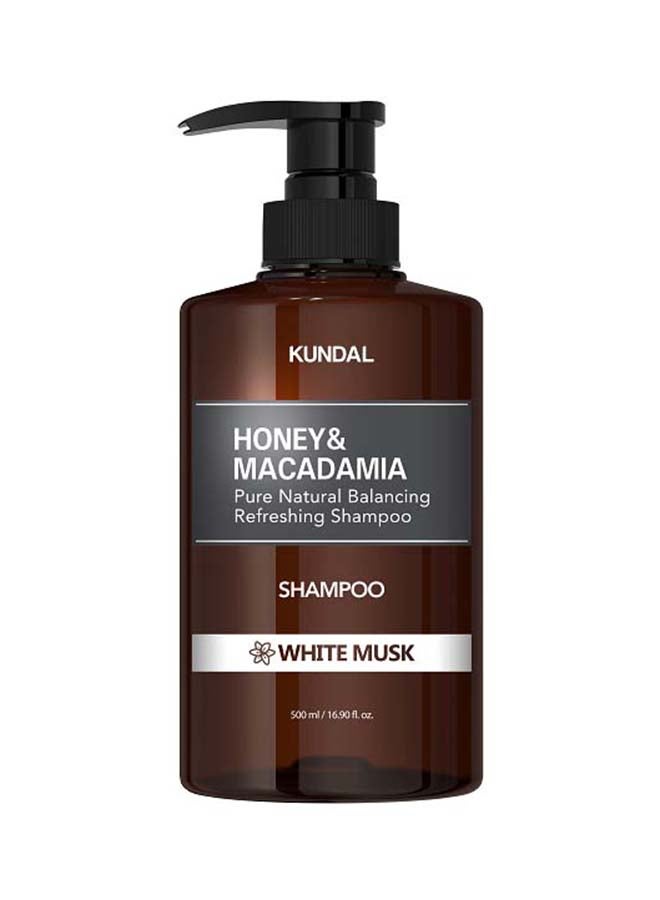 KUNDAL Honey & Macadamia Pure Natural Balancing Refreshing Shampoo White Musk 500grams