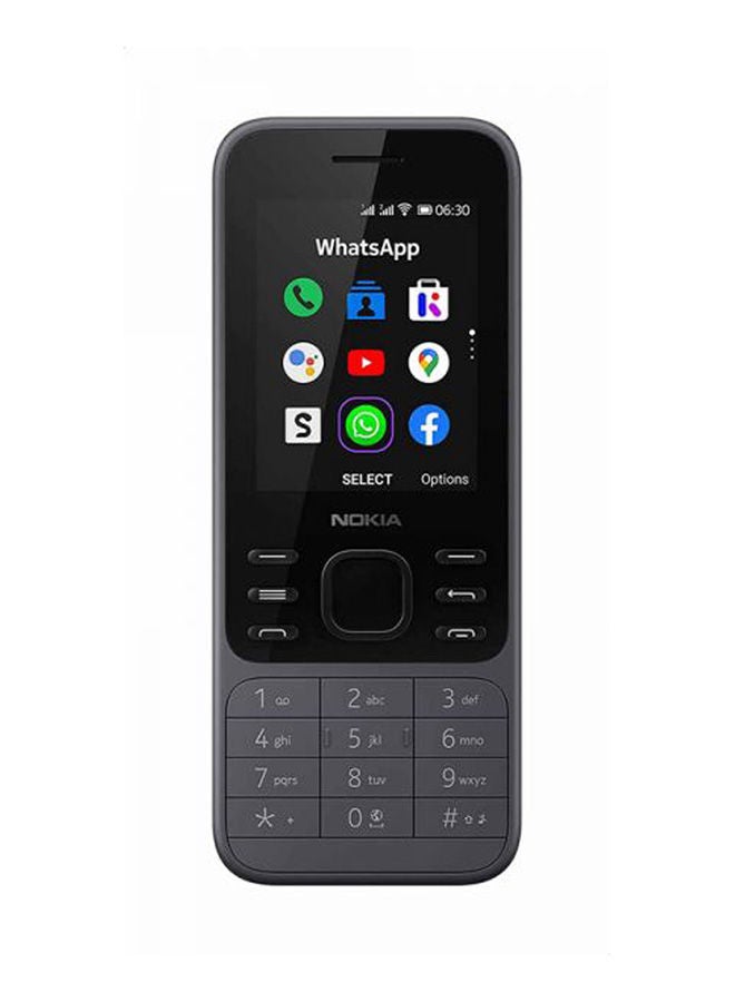 نوكيا هاتف 6300 بذاكرة رام 512 ميجابايت وذاكرة داخلية 4 جيجابايت ويدعم تقنية 4G LTE بلون أسود فحمي  - Image 2