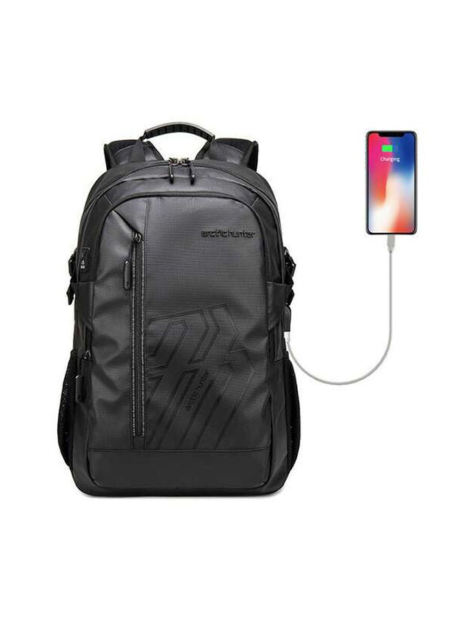 Multi Functional Travel Laptop Waterproof Backpack Black - v1628165541/N49698601A_1