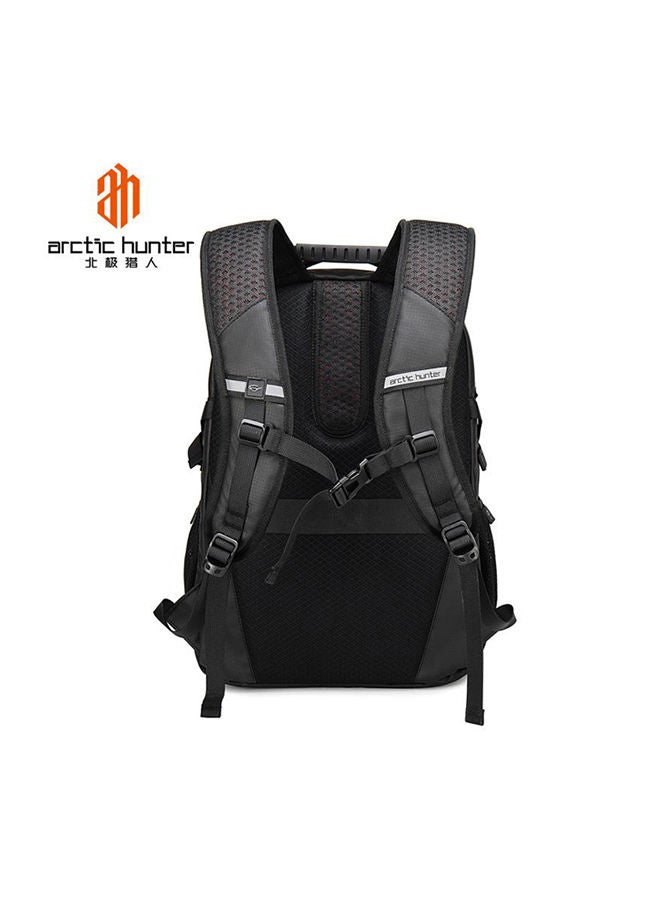 ARCTIC HUNTER Travel Business Waterproof Backpack USB Outport Black  - Image 2