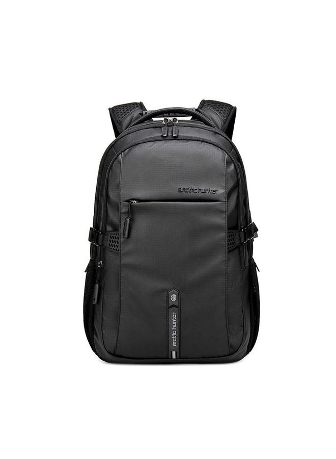 ARCTIC HUNTER Travel Business Waterproof Backpack USB Outport Black  - Image 1