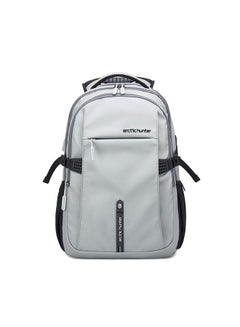 Travel Business Waterproof Backpack USB Outport Grey