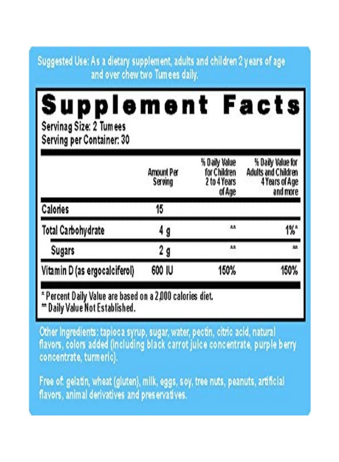 MR.TUMEE Gelatin Free Vitamin D Gumee - Image 2