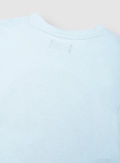 RAHA Girls Comfortable Beautiful Stylish T-Shirt Light Blue  - Image 4