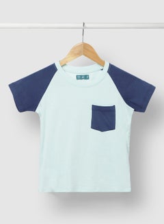 RAHA Girls Comfortable Stylish T-Shirt Blue  - Image 1