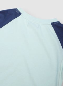 RAHA Girls Comfortable Stylish T-Shirt Blue  - Image 4