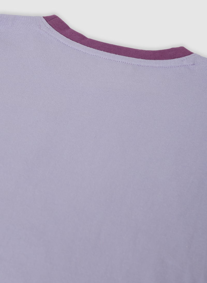 RAHA Girls Comfortable Long Sleeve T-Shirt Light Purple  - Image 4