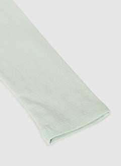 RAHA Girls Comfortable Long Sleeve T-Shirt Green/Pink  - Image 5