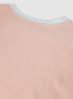 RAHA Girls Comfortable Long Sleeve T-Shirt Green/Pink  - Image 4