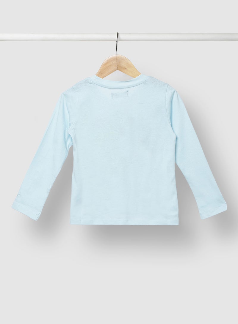 RAHA Boys Stylish Long Sleeve T-Shirt Green - Image 2