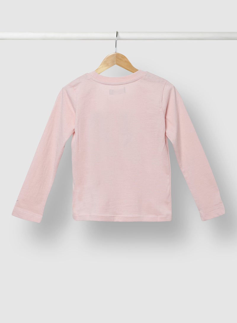 RAHA Boys Cotton Cool Stylish Long Sleeve T-Shirt Pink - Image 2