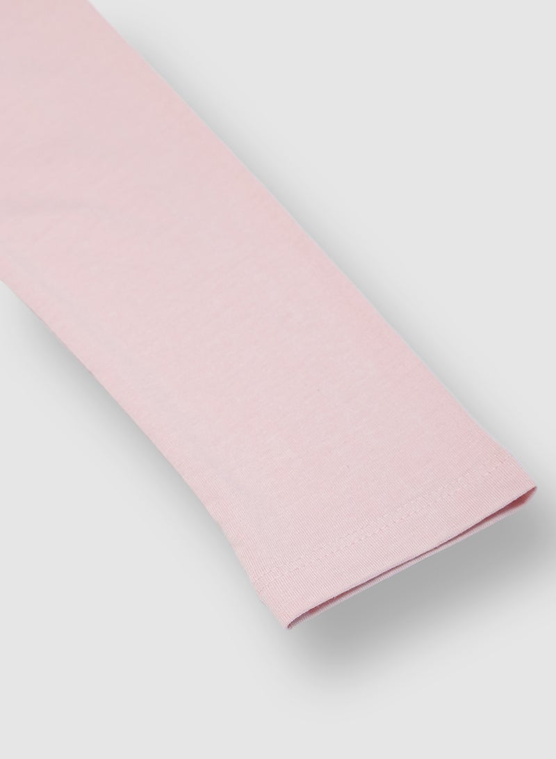 RAHA Cool Boys Stylish Long Sleeve T-Shirt Pink - Image 5