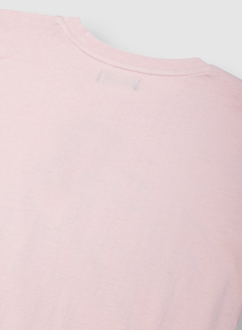 RAHA Cool Boys Stylish Long Sleeve T-Shirt Pink - Image 4