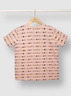 RAHA Boys Printed Casual Long lasting T-Shirt Orange  - Image 2