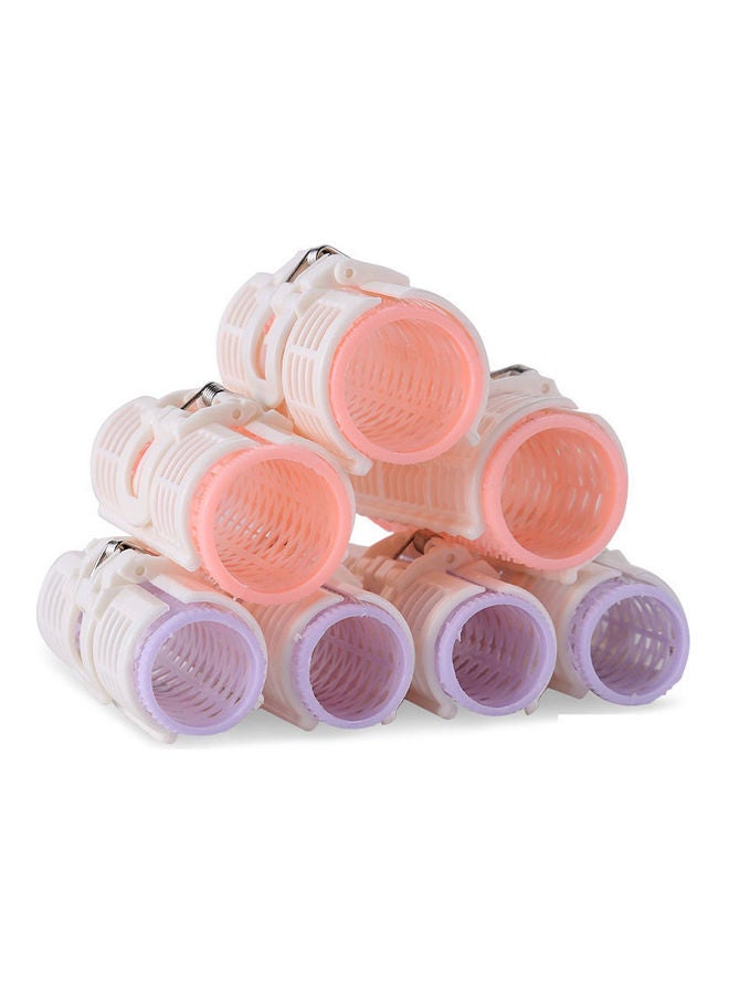 8-Piece Professional Self Grip Hair Rollers Set Multicolour - Image 1