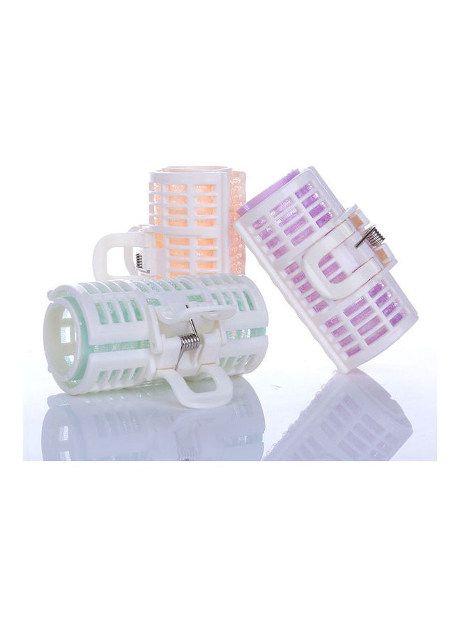 8-Piece Professional Self Grip Hair Rollers Set Multicolour - Image 2