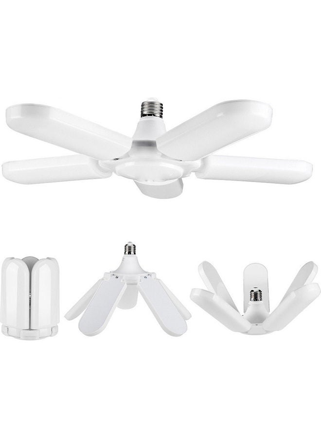 LED Ceiling Lights Fan with 5 Adjustable Blades White  - Image 3