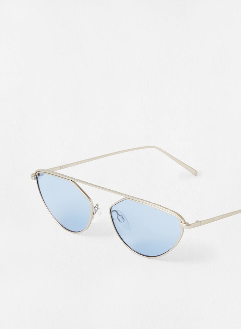 DKNY Women's UV Protection Cat Eye Sunglasses - Lens Size: 55 mm - Image 3