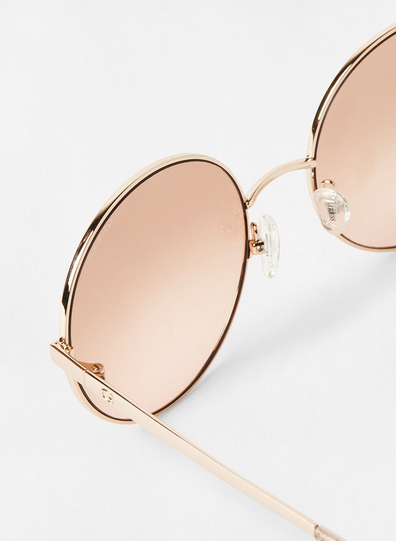 جس نظارة شمسية بإطار مستدير وعدسة مقاس 59 مم للنساء - Image 2