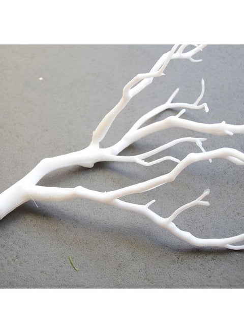 Decorative Artificial Dried Tree Branch White