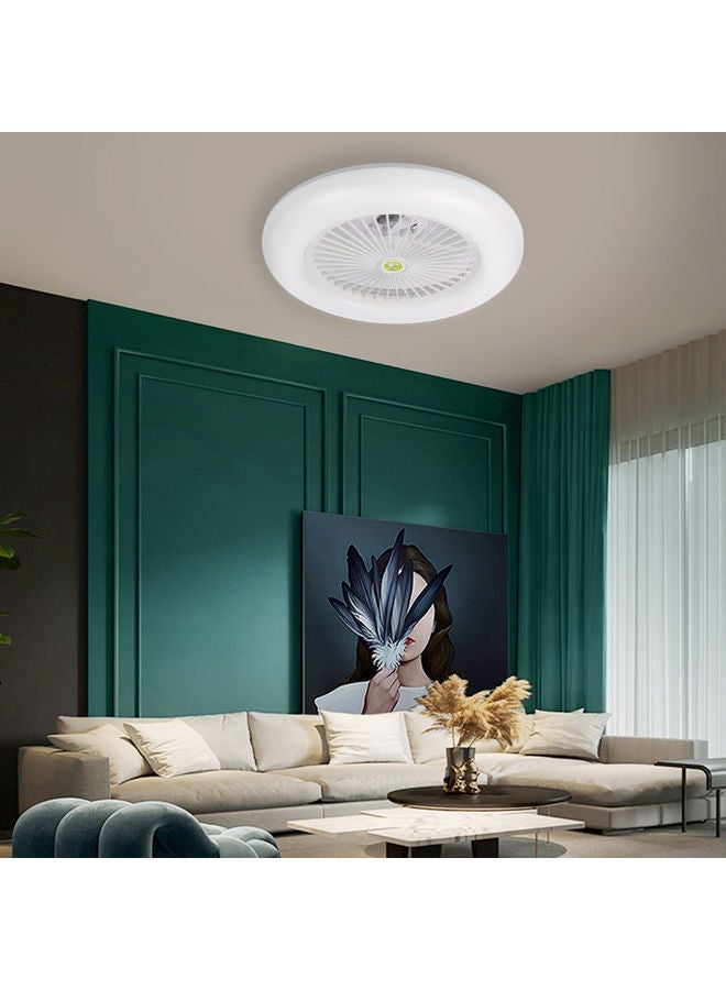 LIXADA - Ceiling Fan with Lighting LED Light with Remote 36W White - Image 1