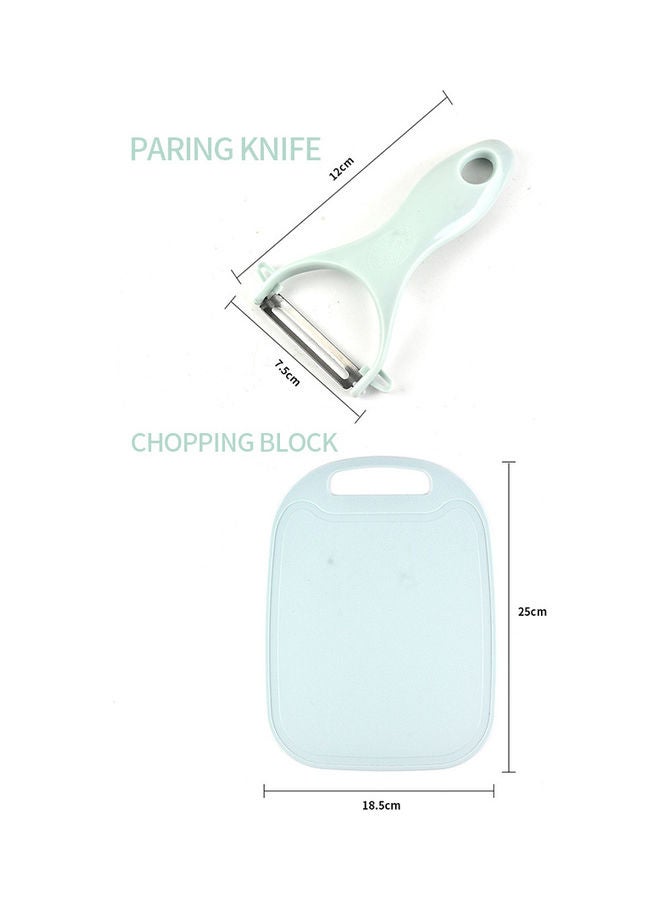 طقم سكاكين فاكهة مكون من 4 قطع أزرق - Image 3