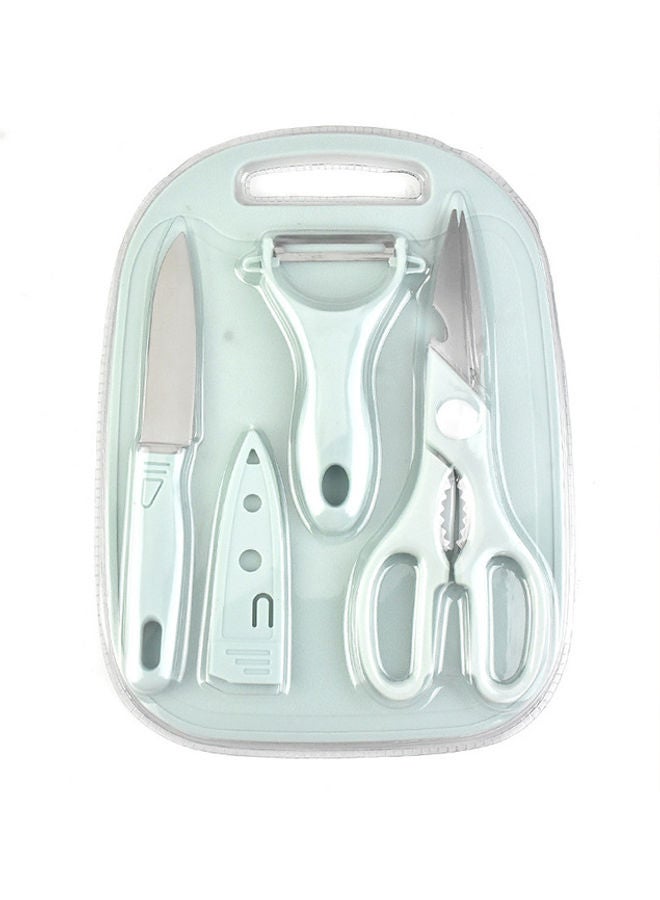 طقم سكاكين فاكهة مكون من 4 قطع أزرق - Image 1